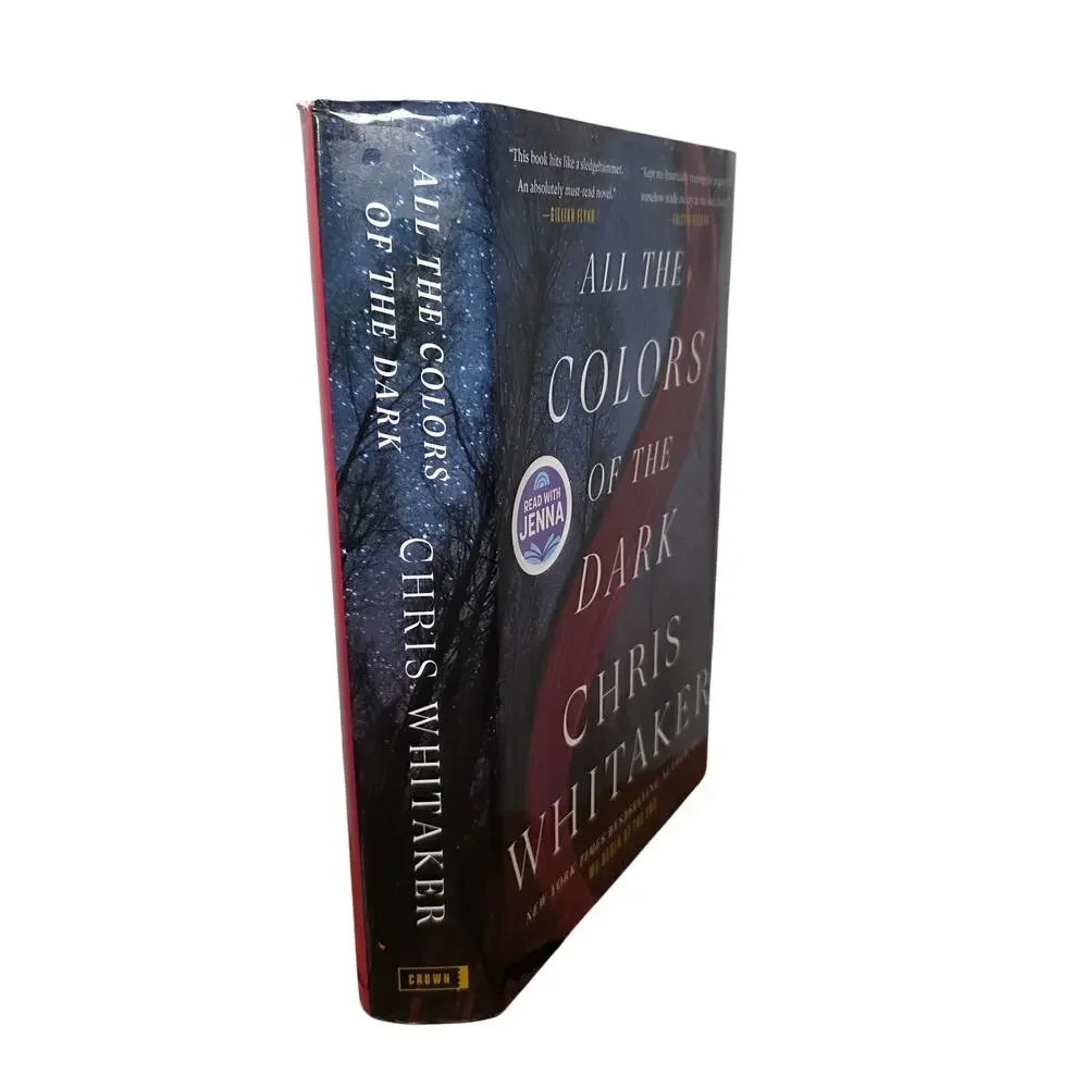 ALL THE COLORS OF THE DARK hardcover book dust cover Chris Whitaker
